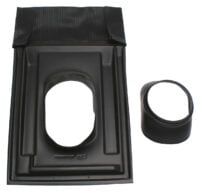 VAILLANT Universal-Dachpfanne (25-45 Gr) schwarz für Abgassystem, DN 160