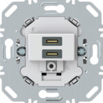 BERKER USB-Spannungsversorgung 2USB-C Unterputz 270419 3000mA weiß 5-12V 50-60Hz