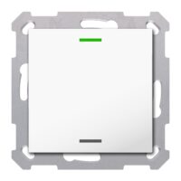 MDT Tastsensor KNX Unterputz reinweiß glänzend 1-fach 2pkt TAL-5501002.02S