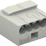 WAGO Verbindungdosenklemme lgr 4x0,6-0,8mm 243-304