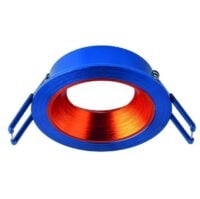 Rutec ALU18215 Einbauring MixMi, schwenkb.,ru, Aluminium dunkelblau/zinnober