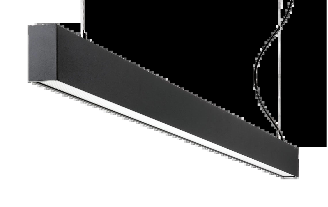 SG LEUCHTEN LED-Pendelleuchte 1LED 3000K INSPIRE 212853 3510lm Konverter schwarz sym IP20