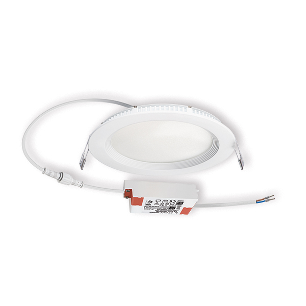 Esylux ESYLUX LED-Einbaustrahler 10,5W Konverter weiß ELSA-2 DL 165 OP 110° 900 840 WH 1LED