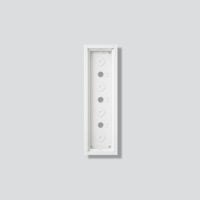 SIEDLE Gehäuse Aluminium innen/außen weiß GA 612-4/1-01 W