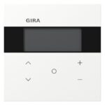 GIRA Raumtemperaturregler Unterputz KNX reinweiß matt 200672 Basis+zentr Abdeckpl