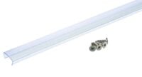 Rutec 79998 PVC U-Profil AC Work Light+ 1m, transp.,inklusive Schrauben