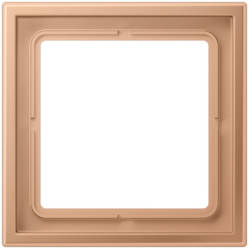 Jung Jung LSZ BRG 981 BF Rahmen 1-fach LS ZERO Metall PVD-beschichtet Bronze gebürstet