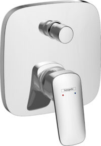 Wannenmischer Unterputz Logis Fertigset chrom