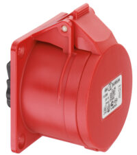 ABL CEE-Anbausteckdose 5p 32A 230V/bl 9h F52S201 IP44 Schraubkl ger Kunststoff 70x70mm