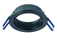 Rutec ALU51010 Einbauring schwenkbar, rund, Aluminium basaltgrau IP20,ED68mm