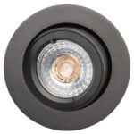 SG LEUCHTEN LED-Einbaustrahler 6,2W dimmbar JUPITER 933931 1LED graphit 3000K weiß matt