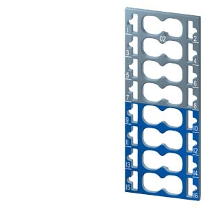 Siemens Siemens Dig Industr. Farbkodierschilder 8x Grau + 8x blau 6ES71936CP022MA0VE10