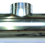 Revisionsst. 250/350 mm, 0,66 m für Fassadenverlegung konz. PP/Edelst.