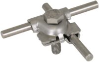 Dehn 391079 MVK AR 8.10 SKM10X40 V4A MV-Klemme mit Arretiernase NIRO (V4A) für Rd
