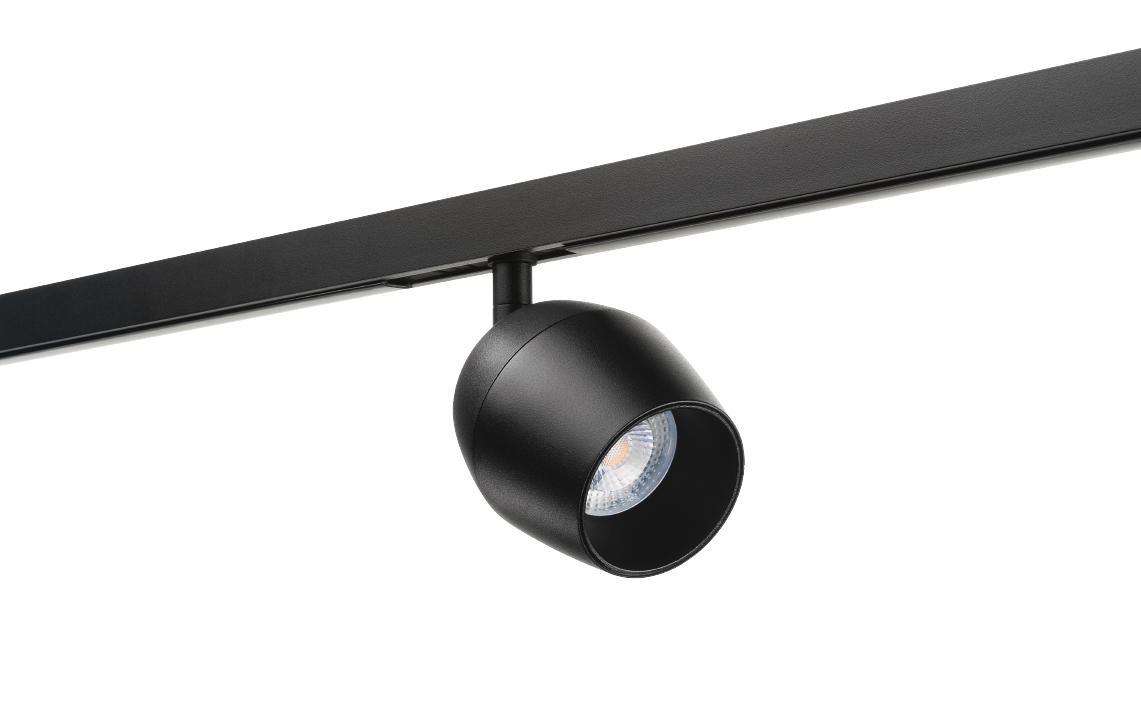 SG LEUCHTEN LED-Schienenstrahler 6,5W schwarz ZIP JELSA 320884 Konverter dimmbar 1LED 2700K weiß