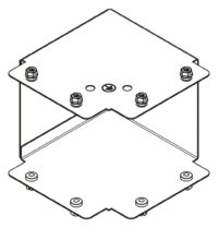 Legrand MGR124BSL Salamandre IP30 trunking 300x100mm inside lid 90° square
