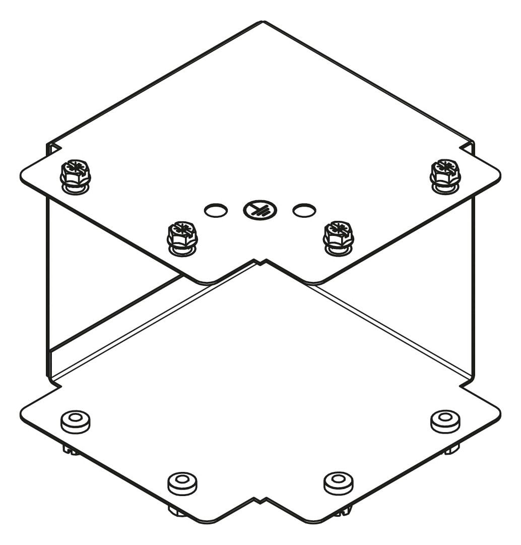 Legrand Legrand MGR32BSL Salamandre IP30 trunking 75x50mm inside lid 90° square