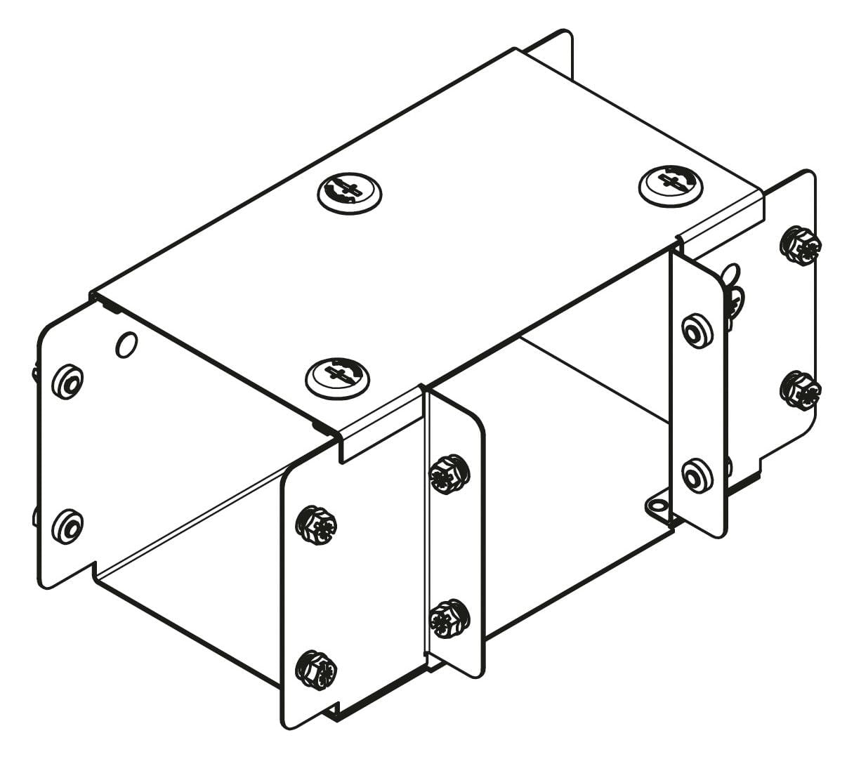 Legrand Legrand MGR22AST Salamandre IP30 trunking 50x50mm top lid square tee