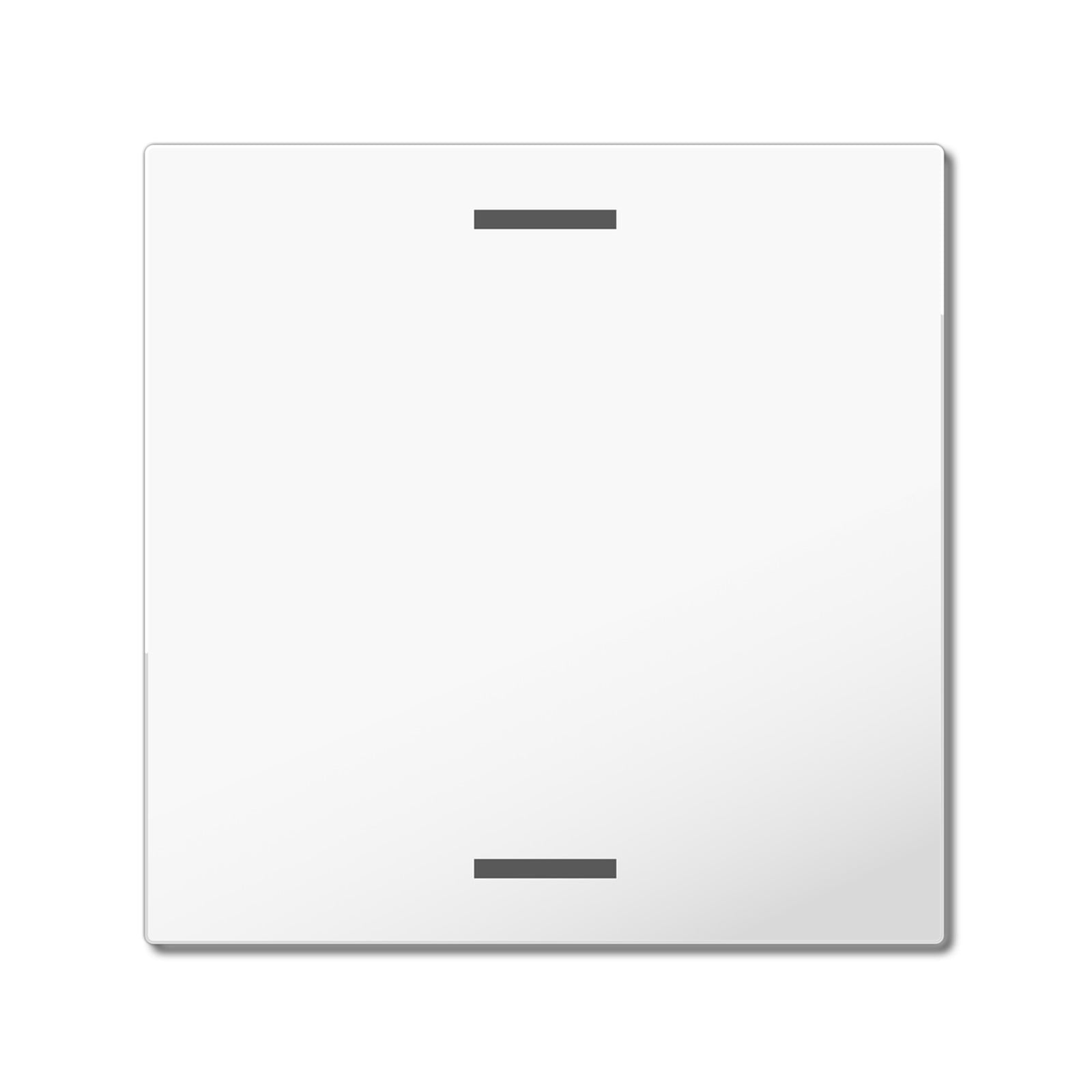 MDT Tastwippe KNX reinweiß glänzend Kunststoff 1-fach TAL-55W1002.02