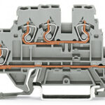 WAGO Doppelstockklemme 0,08-2,5/4mmq grau 870-531