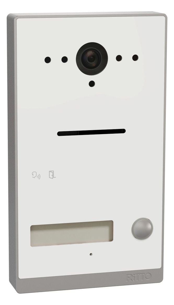 Comelit Ritto RGE2015100 Listo Türstation Twinbus IP Aufputz 1 Klingeltaste Rahmen
