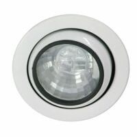Rutec R55041 Möbel-Einbaustrahler -weiß-schwenkbar für Stiftsockellampe 20 W