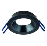 Rutec ALU02210 Einbauring MixMi, schwenkb. ,rund, Aluminium schwarz matt/basalt