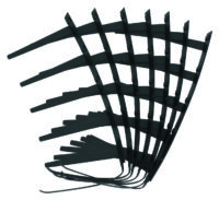 Abstandshalter Schacht (7 St.) für flexible Abgasleitung DN 100, PP