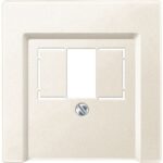 Mert 297944 Zentralplatte für TAE/Audio/ USB weiß System M