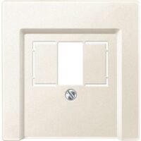 Mert 297944 Zentralplatte für TAE/Audio/ USB weiß System M