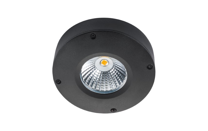 SG LEUCHTEN LED-Anbaustrahler 3W dimmbar schwarz Callisto 914012 1LED 2700K weiß 190lm schwarz