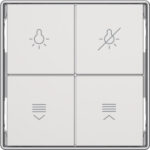 BERKER Taste_4t Tastsensor polws matt BSF 81182129 Ind. Bedruckung für Bussystem