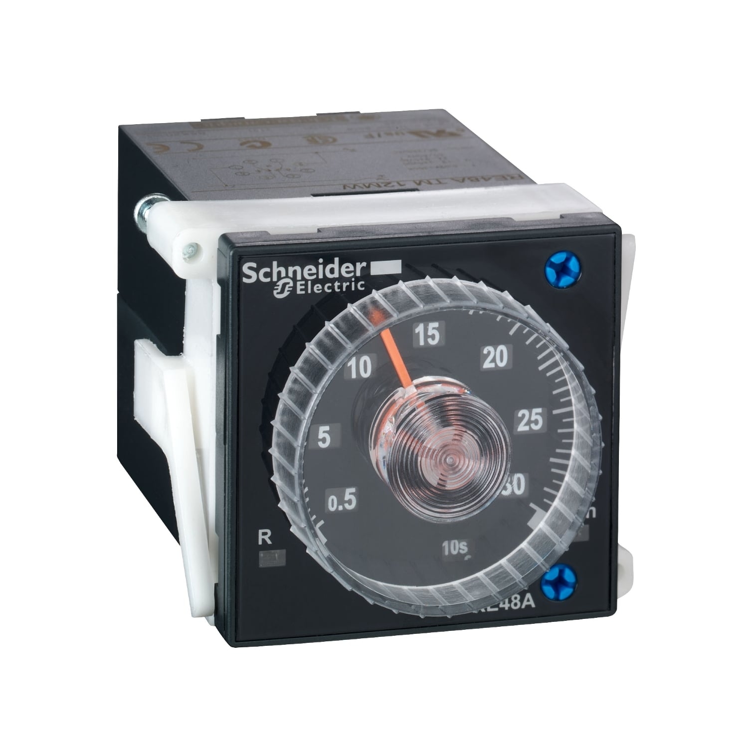 Schneider RE48ATM12MW Zeitrelais ansprechv. 0,02s-300h 24-240VUC 2W 48x48