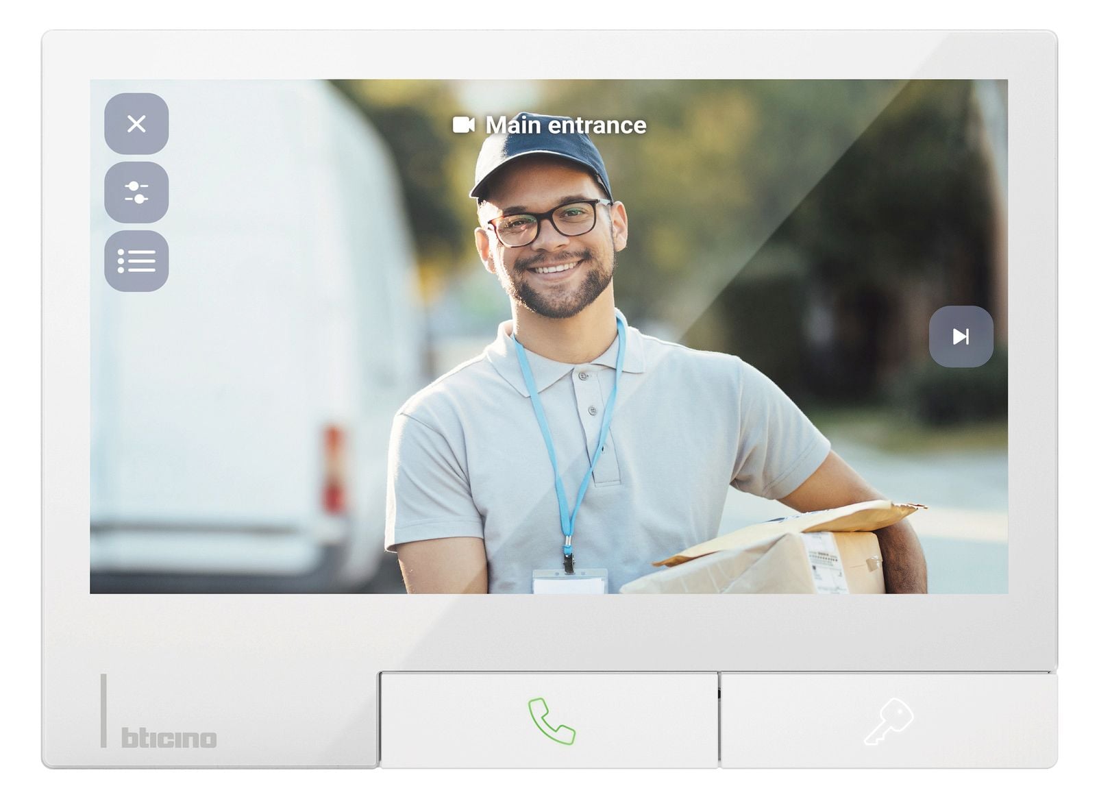 Legrand BTicino 344742 Video-Innenstelle Light Classe 300X m.7z-Touch Smartphone-Anbin.