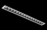 SG LEUCHTEN LED-Einbaustrahler 23W Konverter INSPIRE 320904 dimmbar 1LED weiß 3000K weiß