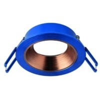 Rutec ALU18214 Einbauring MixMi, schwenkb.,ru, Aluminium dunkelblau/rotbronze