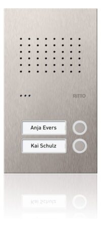 Ritto RGE1810225 Acero Pur Edelstahl Türstation 2WE