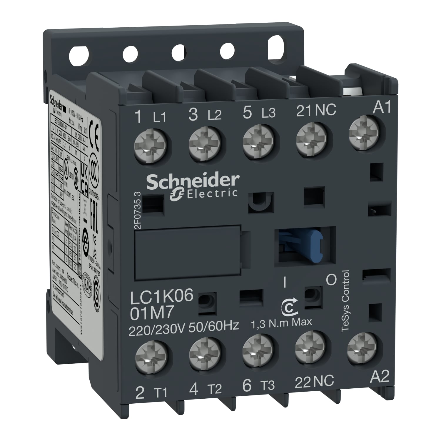 Schneider LC1K0901Q7 Leistungsschütz 3p 1Ö 4kW 400V AC3 9A 380V 50/60Hz