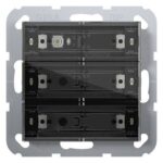 GIRA Tastsensor KNX Unterputz 6-fach 6pkt LED 505700 inklusiveAnkoppl mit Thermostat