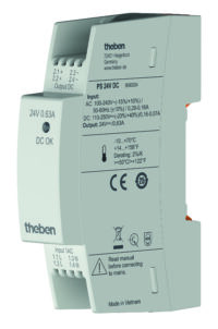 THEBEN Gleichstromversorgung REG 24V 15W PS 24V DC 100-240VUC 0,63A 1TE IP20
