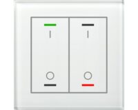 MDT Tastsensor KNX Unterputz weiß glänzend 2-fach GTL-2TBW.02S