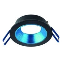 Rutec ALU02217 Einbauring MixMi, schwenkb.,ru, Aluminium schwarz matt/ultramarin
