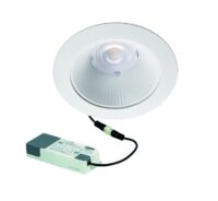 Rutec 23011SWD rund,230V,15/17/19/21W,3/35/4000K weiss, IP20 LED-Downlight