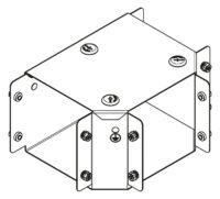 Legrand MGR99AGT Salamandre IP30 trunking 225x225mm top lid gusset tee