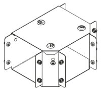 Legrand MGR1212AGT Salamandre IP30 trunking 300x300mm top lid gusset tee