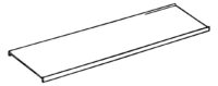Legrand 8211120 Deckel Kabelrinne 200mm L2000mm sendzimirverzinkt