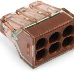 WAGO Dosenklemme 4qmm, 6 Leiter 773-606