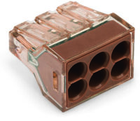 WAGO Dosenklemme 4qmm, 6 Leiter 773-606