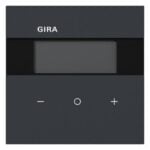 GIRA Raumtemperaturregler Unterputz KNX anthrazit 200473 Basis+zentr Abdeckpl