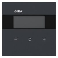GIRA Raumtemperaturregler Unterputz KNX anthrazit 200473 Basis+zentr Abdeckpl